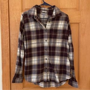 Carhartt Plaid Button-Down Flannel - Medium